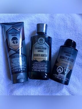 Bundle 3 piece,Bath & Body Works/Star Wars The Mandalorian & Grogu Bounty Hunter